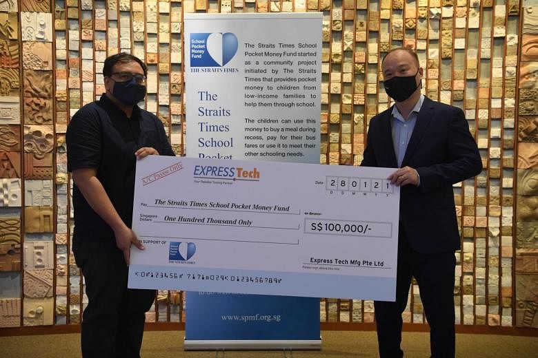 Produsen perkakas Express Tech menyumbangkan $ 100.000 ke ST School Pocket Money Fund post thumbnail image